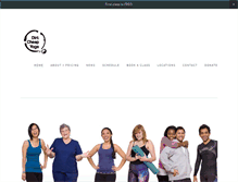 Tablet Screenshot of dirtcheapyoga.org